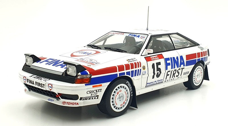 Triple9 1/18 Scale Diecast T9-1800200 - Toyota Celica #15 Tour de Corse 1991