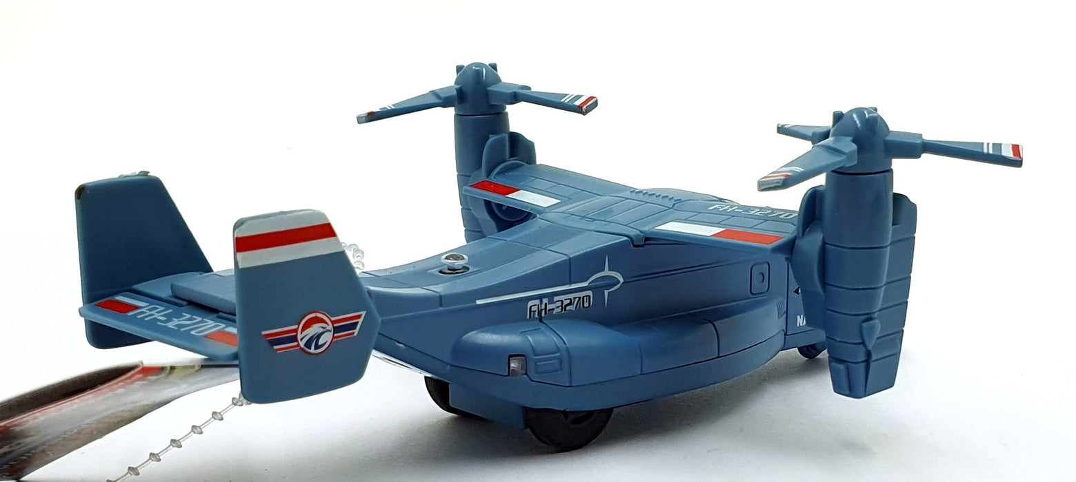 Combat Mission 17cms Pull Back and Go TY0122 - Aircraft Lights/Sounds - Blue