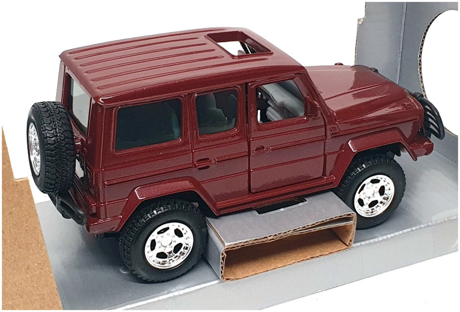 NewRay 1/32 Scale Super Friction 44323 - Mercedes Benz 300GD - Deep Red