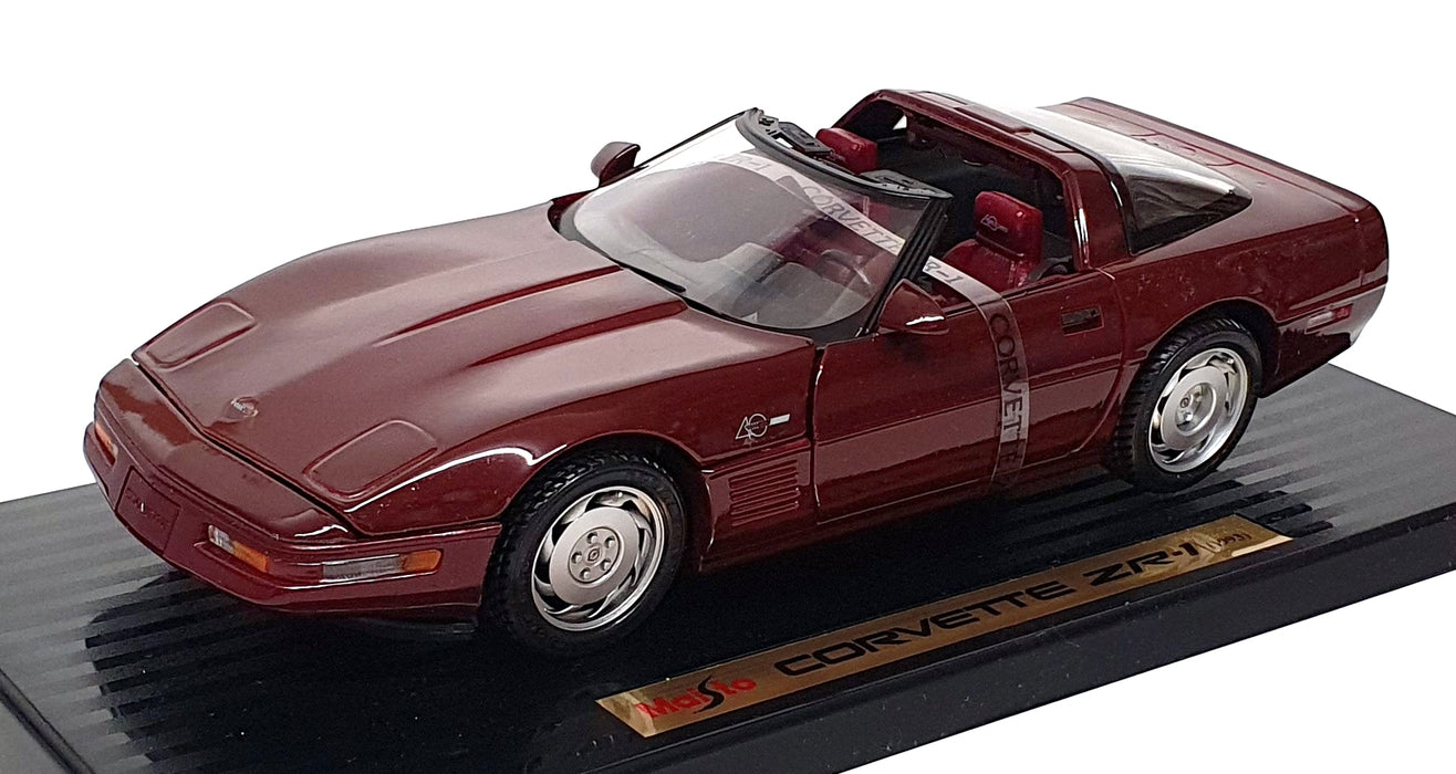 Maisto 1/18 Scale Diecast 31809 - Chevrolet Corvette ZR-1 - Maroon