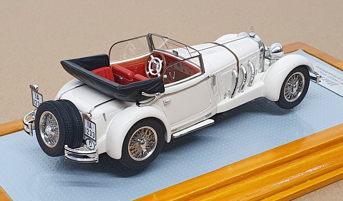 Ilario 1/43 Scale IL43084 1932 Mercedes Benz 710SS Cabrio Lilian Harvey  - Ivory