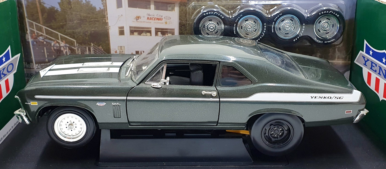 Ertl 1/18 Scale 29412P - 1969 Yenko Nova 427 Street/Strip - Green