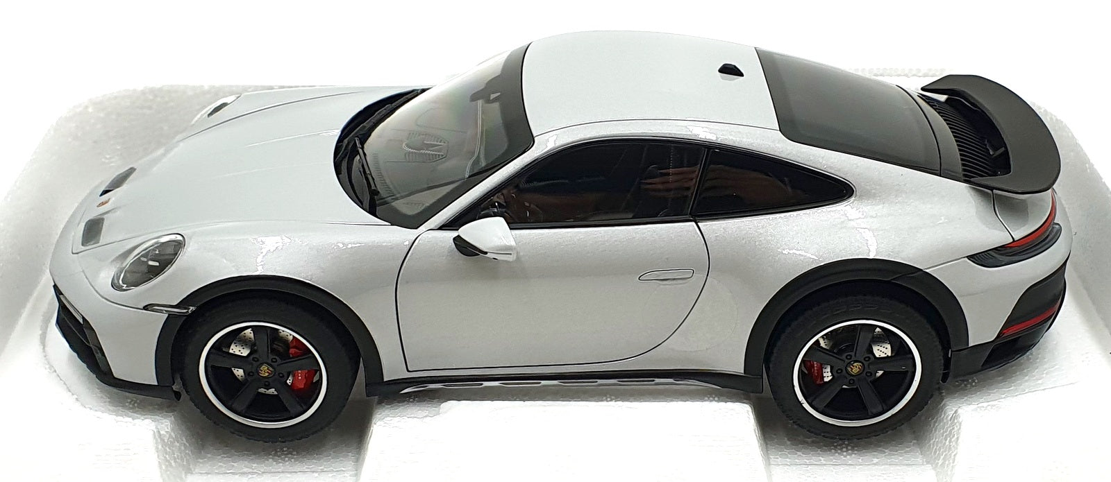 Norev 1/18 Scale 187242 - 2023 Porsche 911 Dakar - Met. Ice Grey