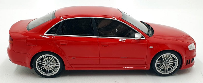 Otto Mobile 1/18 Scale OT400 - Audi RS4 B7 Sedan - Red