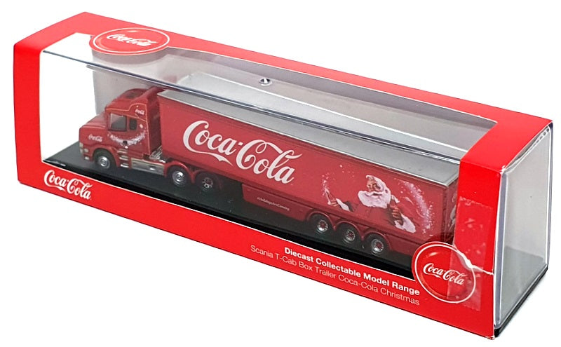 Oxford 1/148 Scale NTCAB007CC - Scania Box Trailer Coca-Cola Christmas Truck
