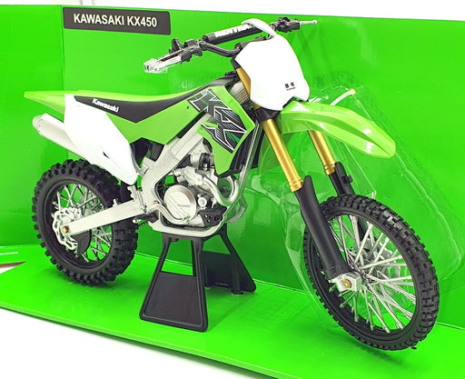 NewRay 1/6 Scale Diecast 49653 - Kawasaki KX450 Motorbike - Green