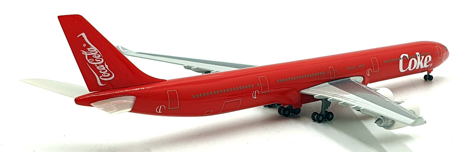 Lemke 1/500 Scale 0454 - Airbus A340-600 Aircraft - Coca-Cola