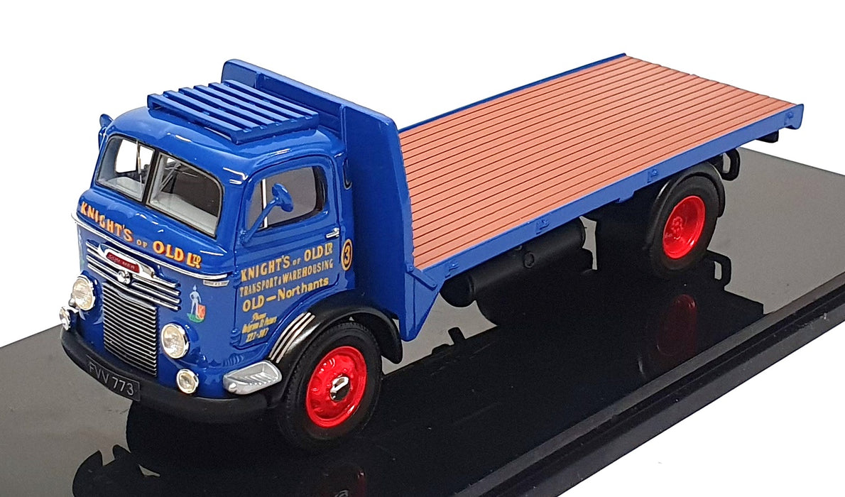 British Transport Classics 1/50 Scale 010201 Commer Flatbed Knights Of Old Blue