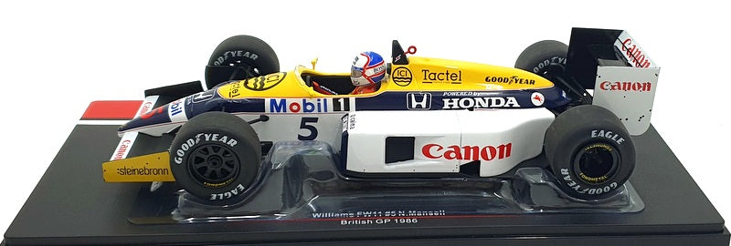 Model Car Group 1/18 Scale MCG18627F - Williams FW11 #5 British GP 1986