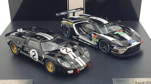 Ixo 1/43 Scale 43002 - Set x2 Ford GT40 1st 24 LM 1966 GT 24 LM 2019