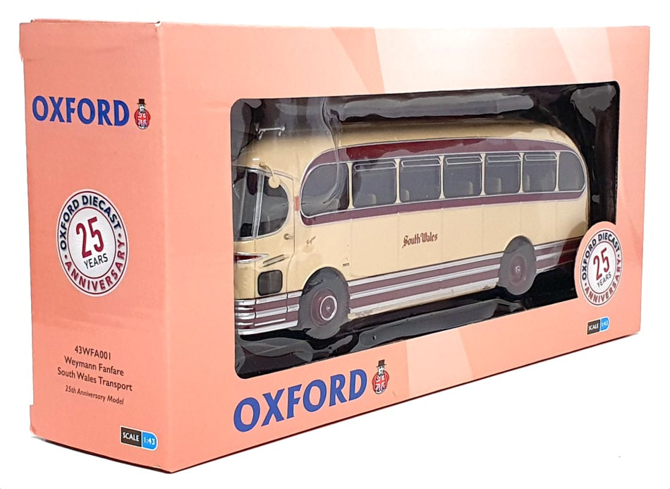 Oxford Diecast 1/43 Scale 43WFA001 - Weymann Fanfare Bus South Wales Transport