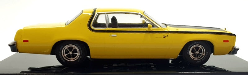 Ixo Models 1/43 Scale CLC541N.22 - 1975 Plymouth Fury Road Runner - Yellow/Black