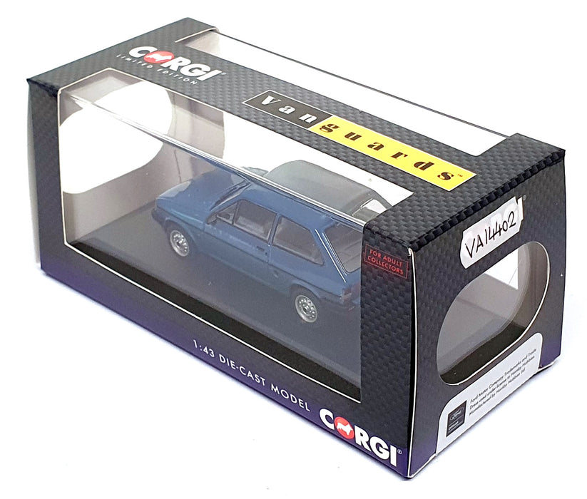 Vanguards 1/43 Scale VA14402 - Ford Fiesta Mk2 1.1 Popular Plus - Maratime Blue