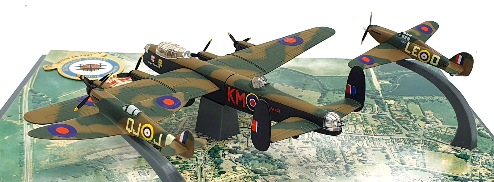 Corgi 1/144 Scale Diecast 49501 - Lancaster, Spitfire & Hurricane Set