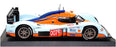 Ixo 1/43 Scale A05MC2-43 - Lola Aston Martin LMP1 Gulf - Lt. Blue Orange