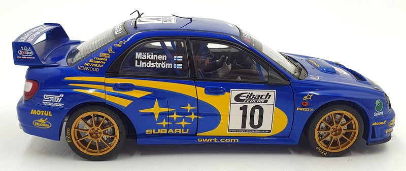 Autoart 1/18 Scale Diecast 80293 - Subaru Impreza WRC 2002 #10 T.Makinen