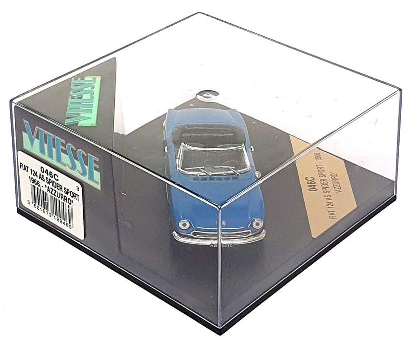 Vitesse 1/43 Scale 046C - 1966 Fiat 124 AS Spider Sport - Azzurro Sky Blue