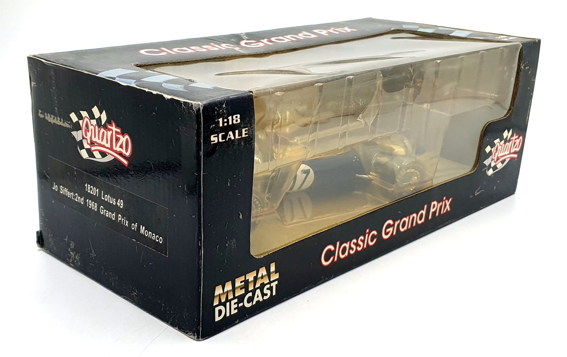 Quartzo 1/18 Scale Diecast 18201 - Lotus 49 Jo Siffert Monaco GP 1968 #17