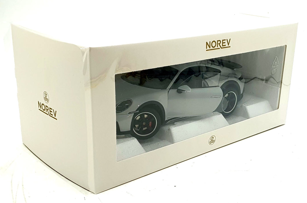 Norev 1/18 Scale 187242 - 2023 Porsche 911 Dakar - Met. Ice Grey