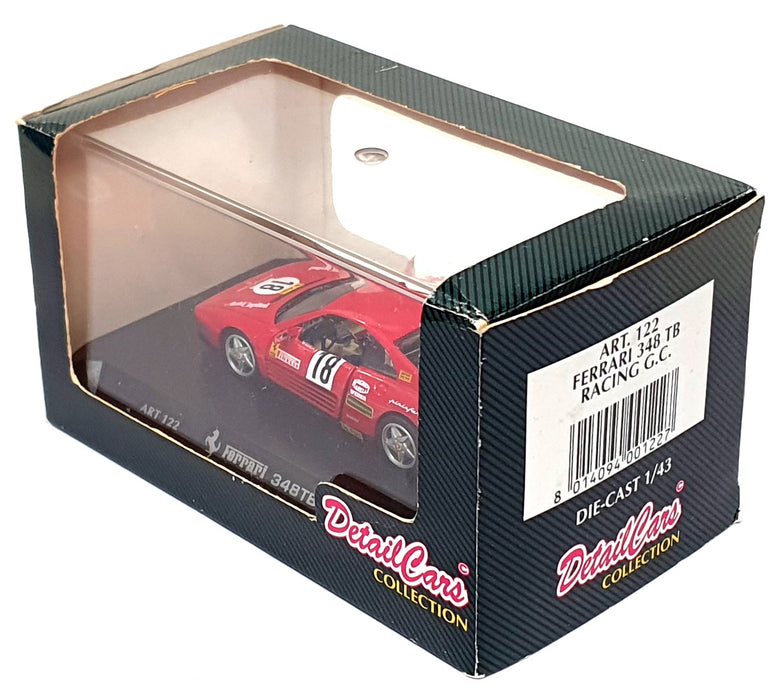 Detail Cars 1/43 Scale ART122 - Ferrari 348TB Racing GC - Red