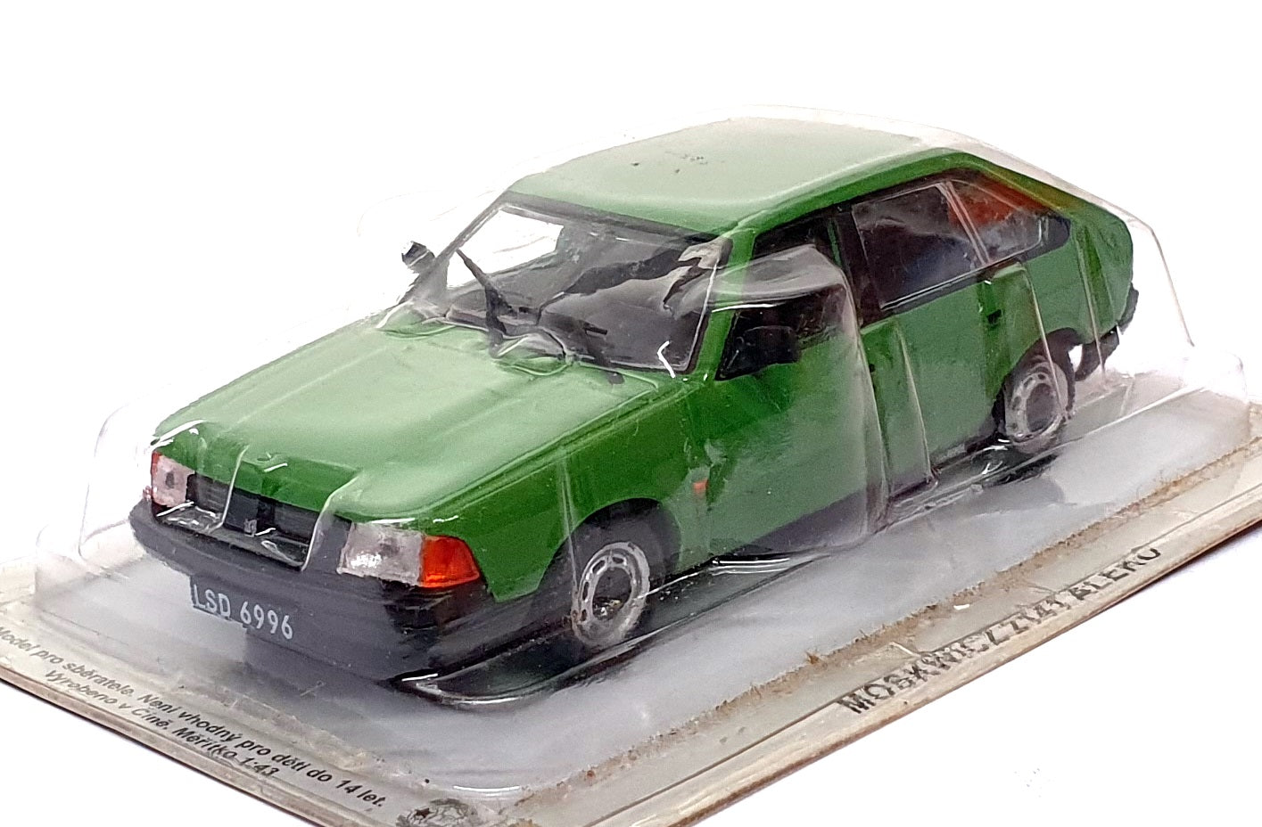 DeAgostini 1/43 Scale M6996 - USSR Moskwicz 2141 Aleko - Green