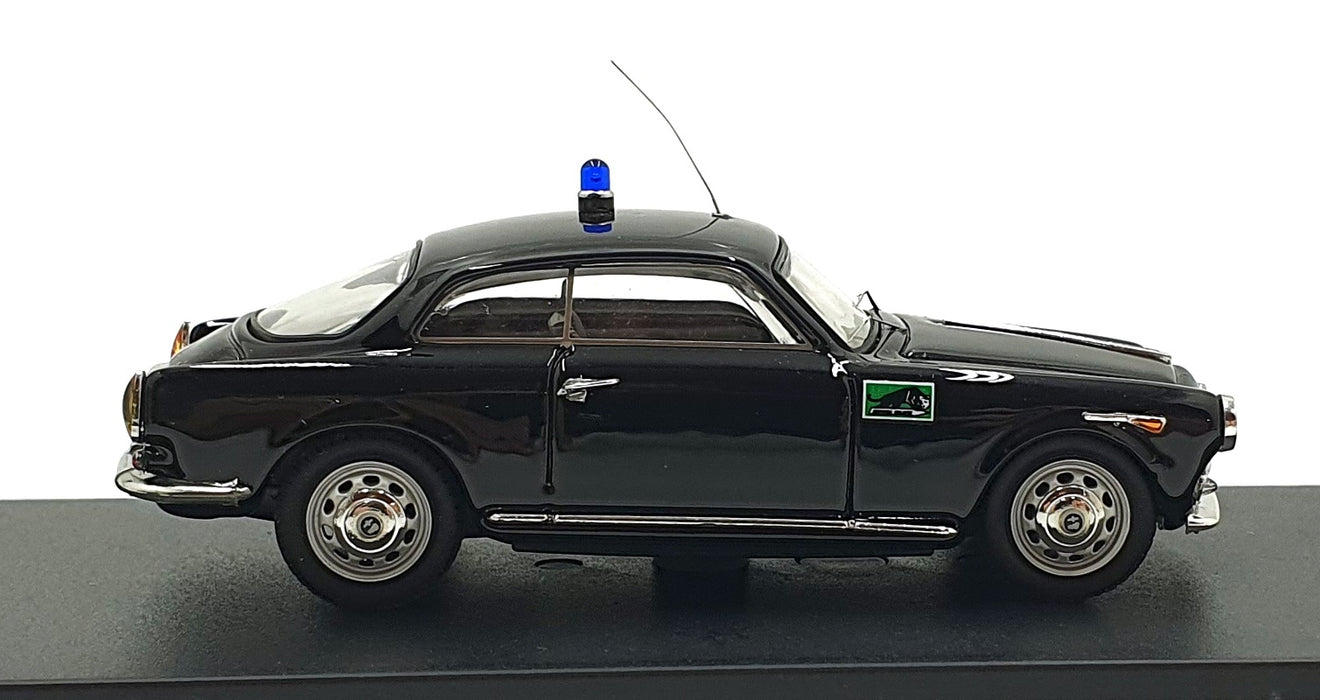 Bang 1/43 Scale 7314 - Alfa Romeo Giulietta Sp. 2t. Polizia - Black
