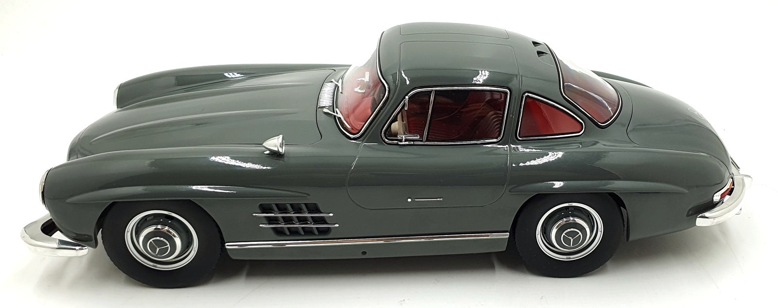 Norev 1/12 Scale Diecast Model 123852 - 1954 Mercedes 300 SL - Graphite Grey