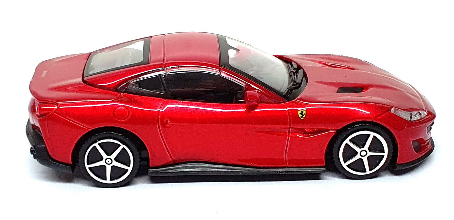 Burago 1/43 Scale Diecast 18-36000 - Ferrari Portofino - Met. Dk. Red