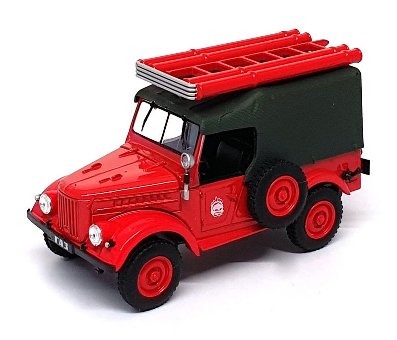DeAgostini 1/43 Scale 32327 - Gaz RA3-69 Russian Fire Engine - Red