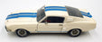 Solido 1/18 Scale Diecast 12226R - Shelby Mustang GT 500 - White/Blue