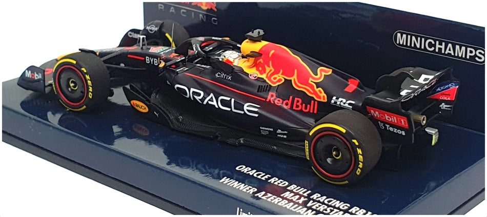 Minichamps 1/43 417 220801 F1 Red Bull RB18 1st Azerbaijan GP 2022 Verstappen