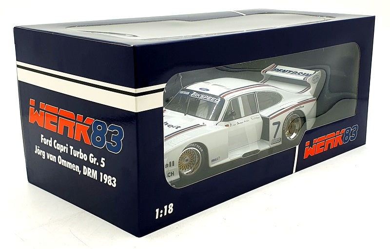 Werk83 1/18 Scale Diecast W1804012 - Ford Capri Turbo Gr.5 #7 J.van Ommen