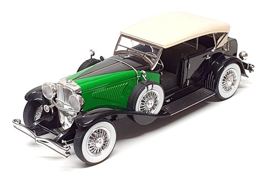 Signature 1/18 Scale 28623D - 1934 Duesenberg - Black/Green/Beige