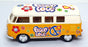 Kinsmart 1/32 Scale Pull Back & Go TY4226 - 1962 Volkswagen Classical Bus Yellow