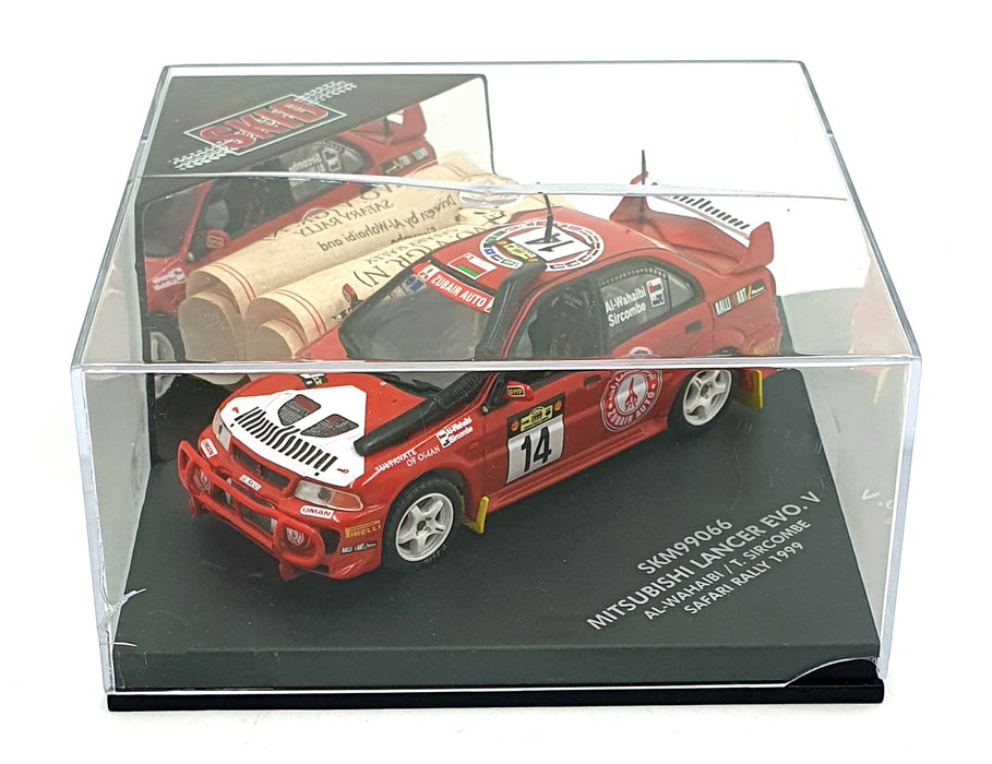 Skid 1/43 Scale SKM99066 - Mitsubishi Lancer EVO. V #14 Safari Rally 1999
