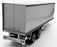 KK Scale Road Kings 1/18 Scale RK180168 Semi Automatic Truck Trailer Silver