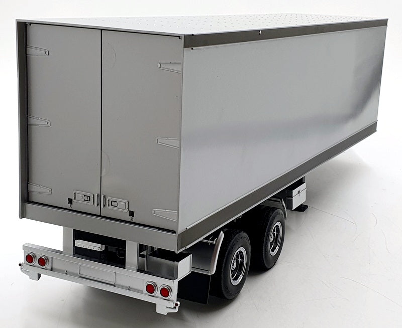 KK Scale Road Kings 1/18 Scale RK180168 Semi Automatic Truck Trailer Silver