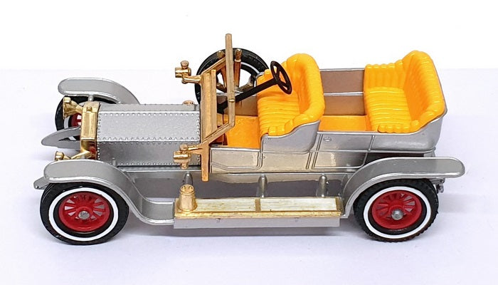 Matchbox Appx 9cm Long Diecast Y-10 - 1906 Rolls Royce Silver Ghost - Silver