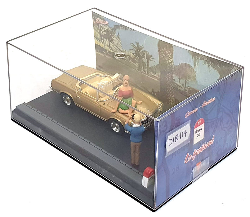 Altaya La Route Bleue 1/43 Scale DIR114 - Mercedes Benz Diorama - Gold