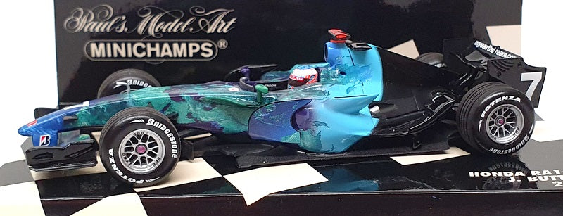 Minichamps 1/43 Scale 400 070007 - F1 Honda RA107 #7 Jenson Button 2007