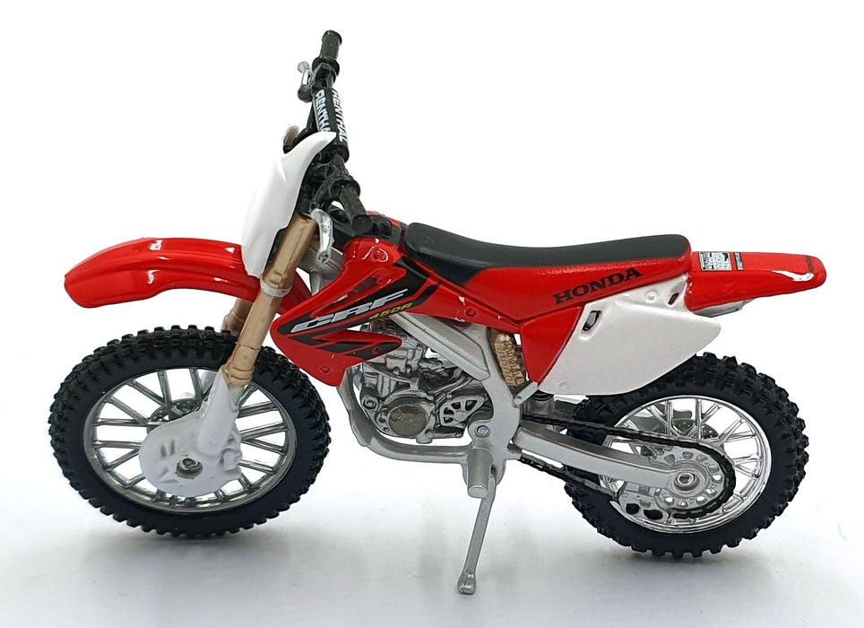 Burago 1/18 Scale 18-51023 - Honda CRF45OR Motorbike - Red