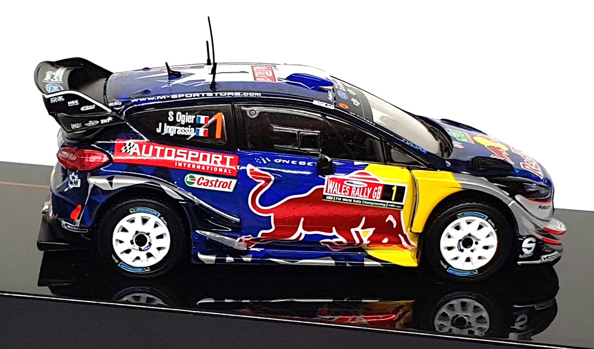 Ixo 1/43 Scale RAM655 - Ford Fiesta WRC #1 Wales Rally 2017 Ogier/Ingrassia