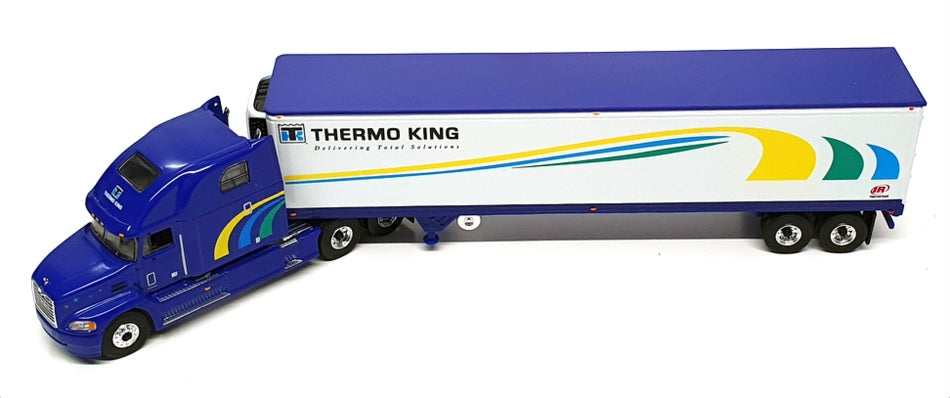 First Gear 1/50 Scale 59-3057 - Mack Truck & Trailer "Thermo King" - Blue/White