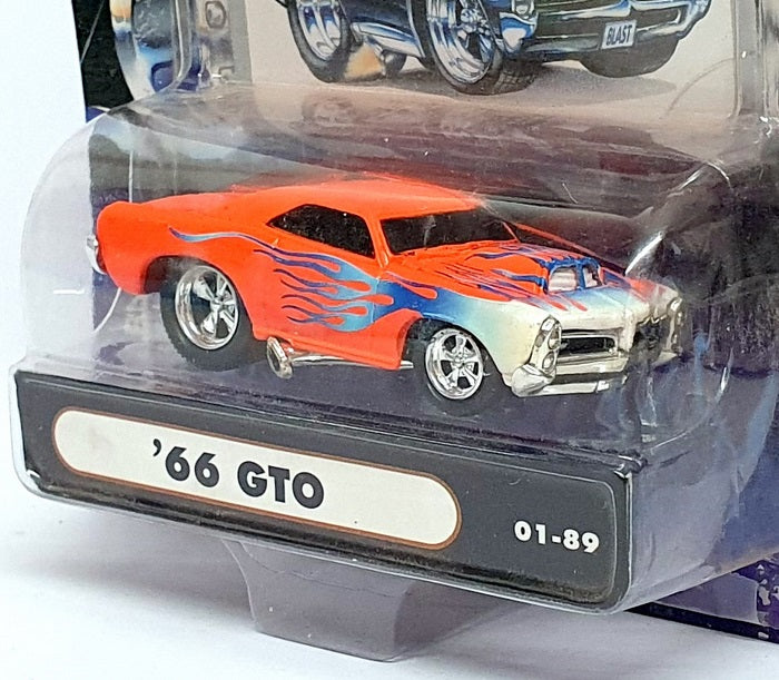 Muscle Machines 1/64 Scale 71151 01-89 - 1966 Pontiac GTO - Orange