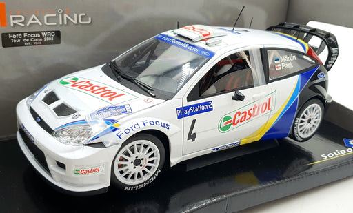 Solido 1/18 Scale 9046 - Ford Focus WRC Tour De Corse 2003 #4 Rally Martin/Park