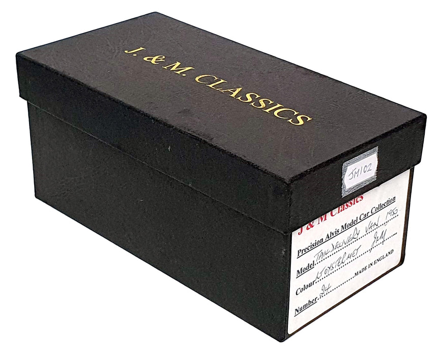 J&M Classics 1/43 Scale JM102 - 1950 Alvis TA14 Van J&M Livery - Met. Lt. Oyster