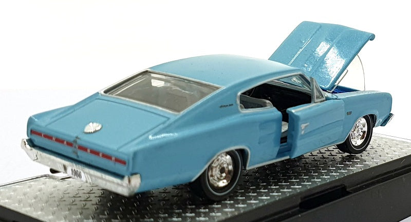 Castline M2 Machines 1/64 Scale R42 - 1966 Dodge Charger 383 - Blue