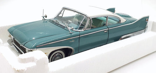 Sun Star 1/18 Scale Diecast 5421 - 1960 Plymouth Fury Hard Top White/Turquoise 