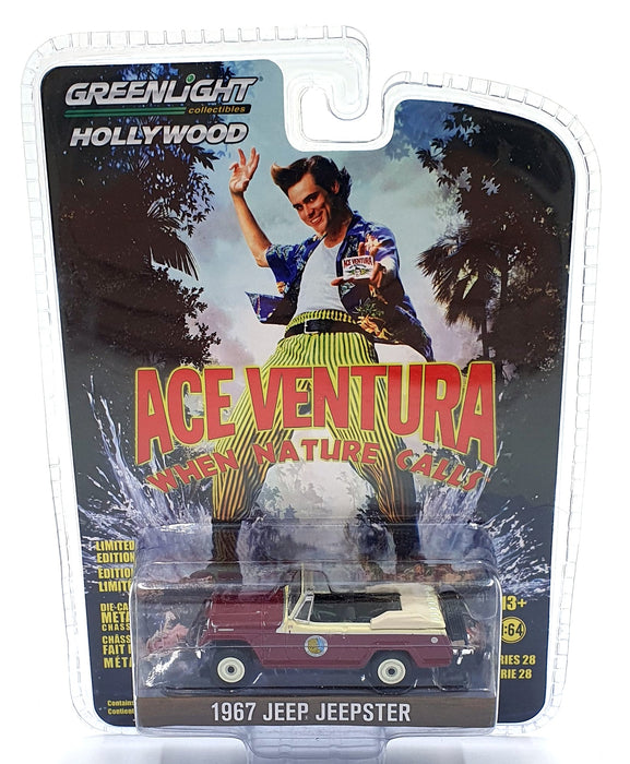 Greenlight 1/64 Scale 44880-F - 1967 Jeep Jeepster - Ace Ventura