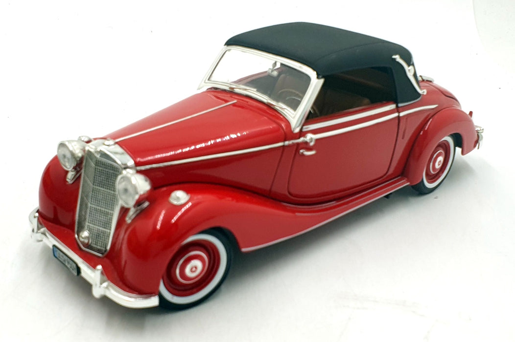 Signature 1/18 scale Diecast DC6524A - Mercedes-Benz 170S 1950 Convertible - Red